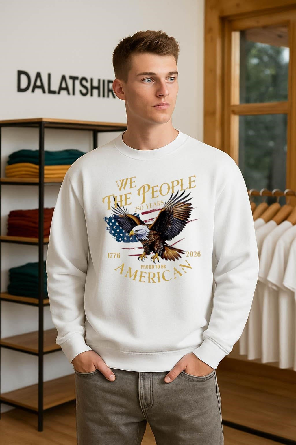 We The People 250 Years Bald Eagle American shirt