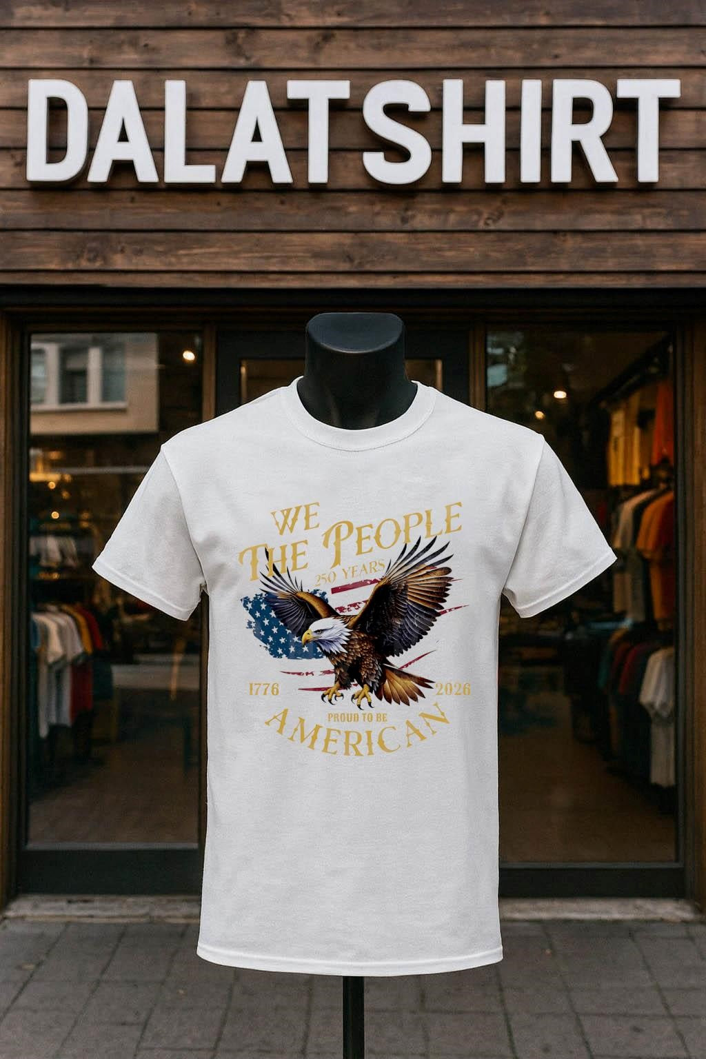 We The People 250 Years Bald Eagle American shirt