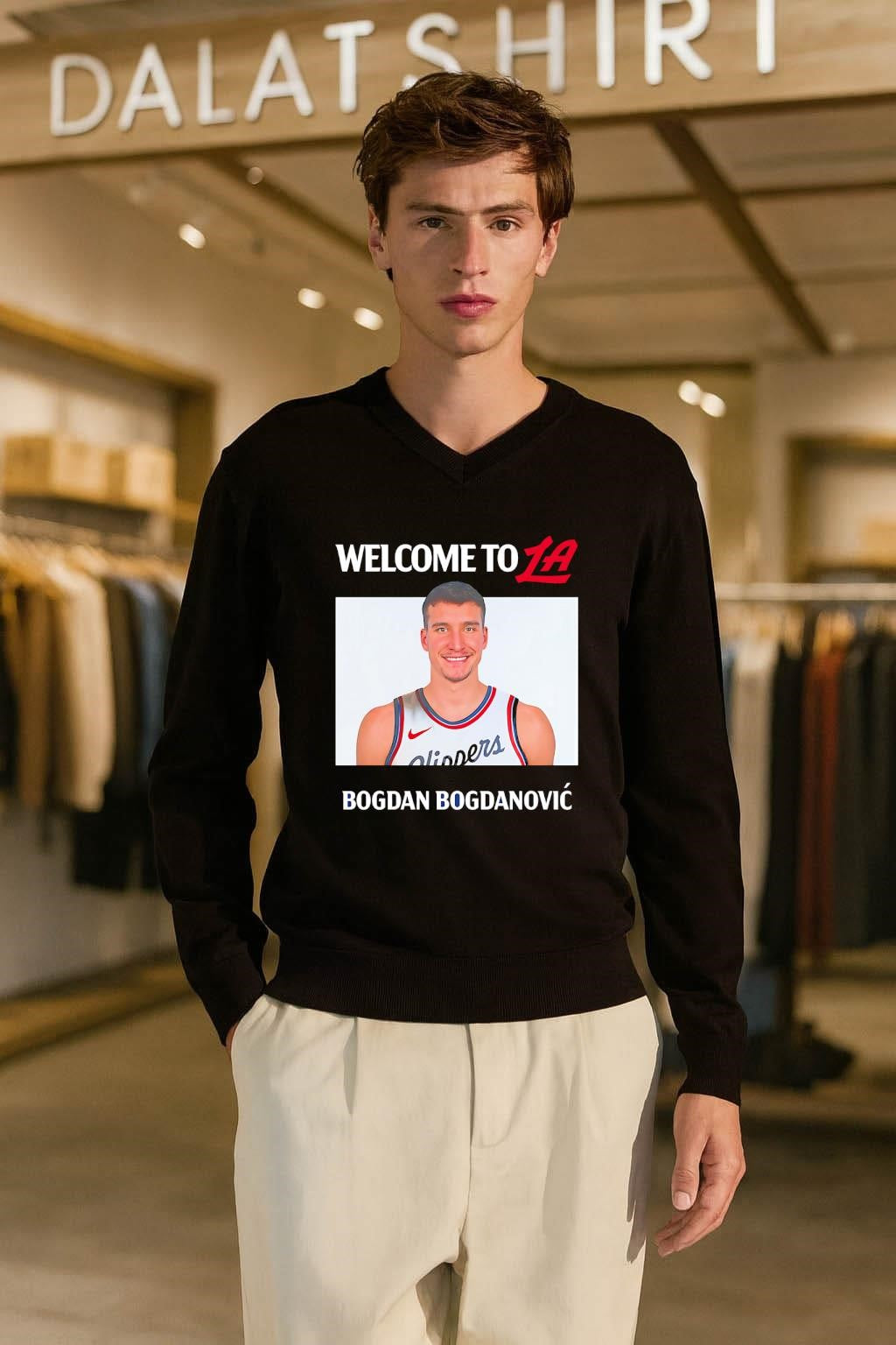 Welcome To La Clippers Bogdan Bogdanovic shirt