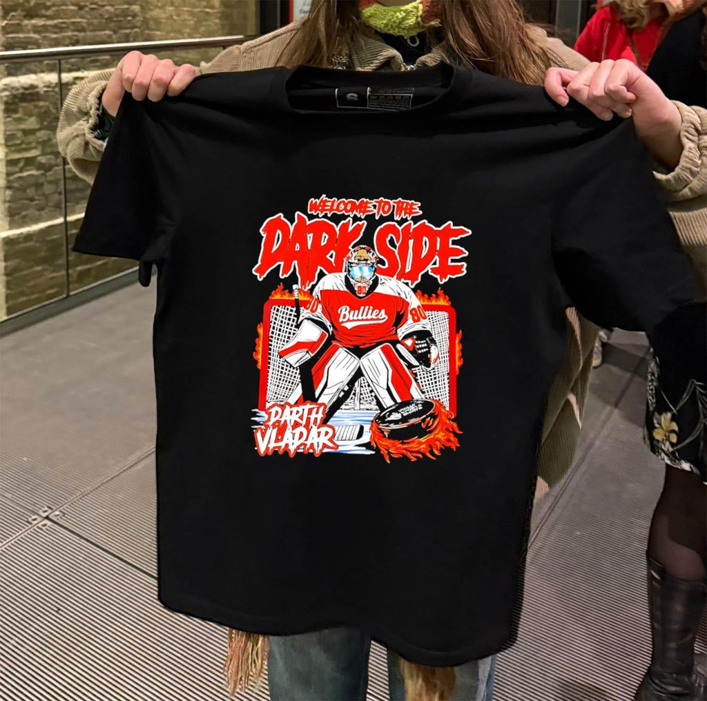 Welcome To The Dark Side Darth Vladar Hockey Goalie shirt