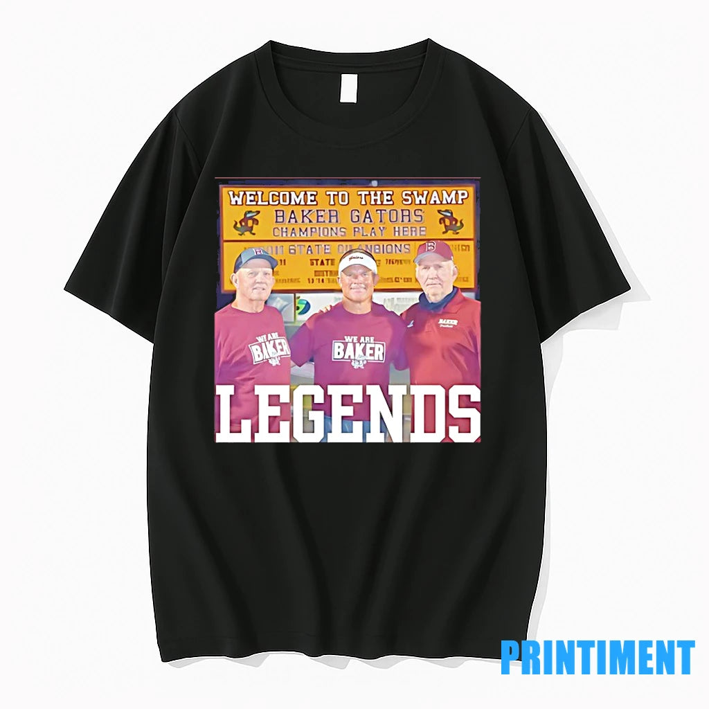 Welcome To The Swamp Baker Gators Legends Tshirts Sweater