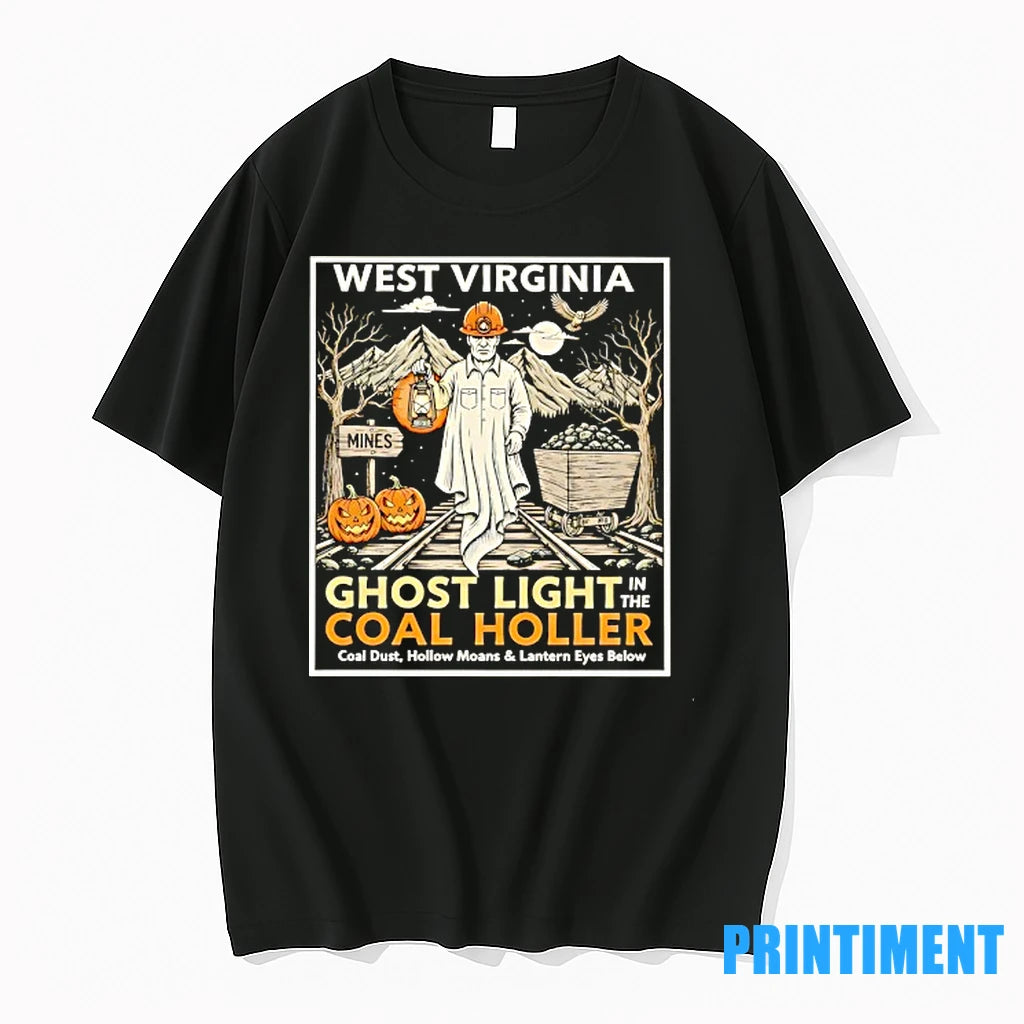 West Virginia Ghost Light In The Coal Holler Halloween Tshirts Sweater