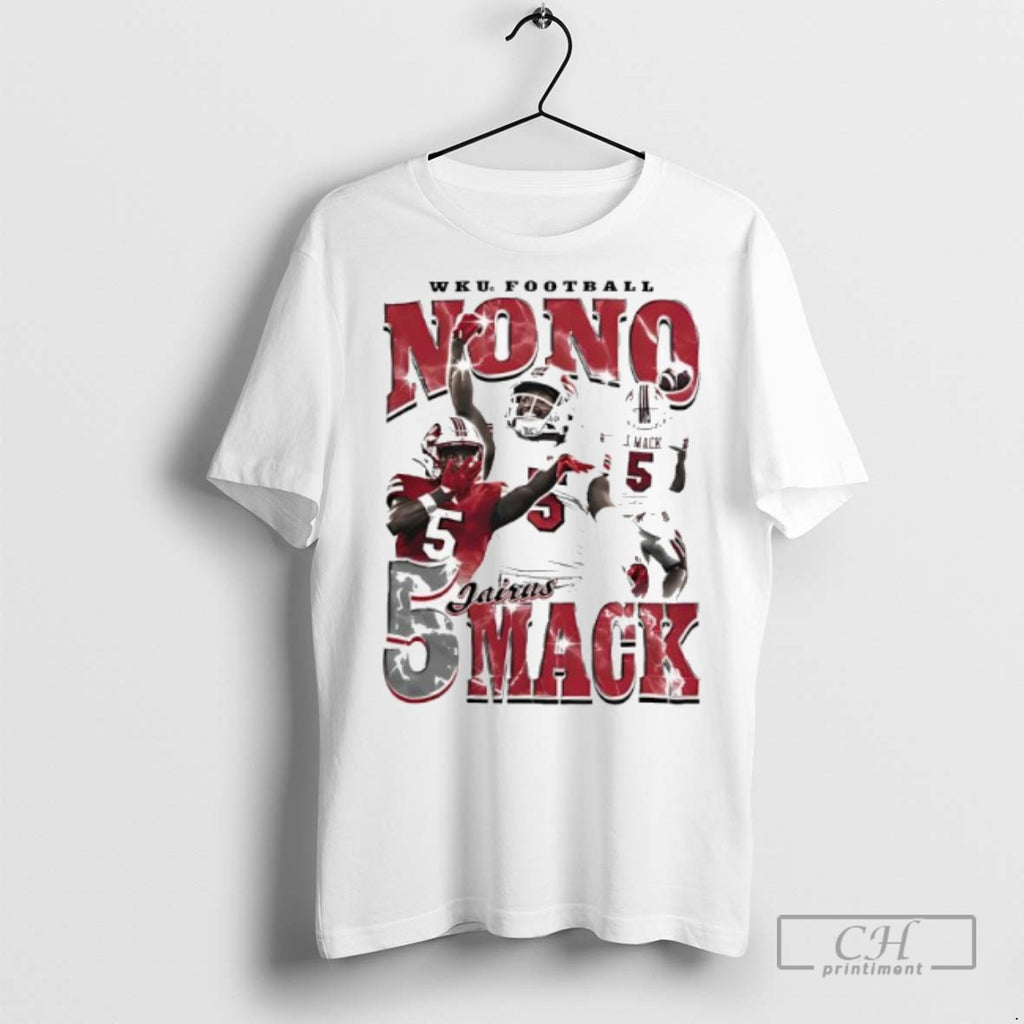 Western Kentucky Football Nono Jairus Mack Retro 90s Graphic T Shirts