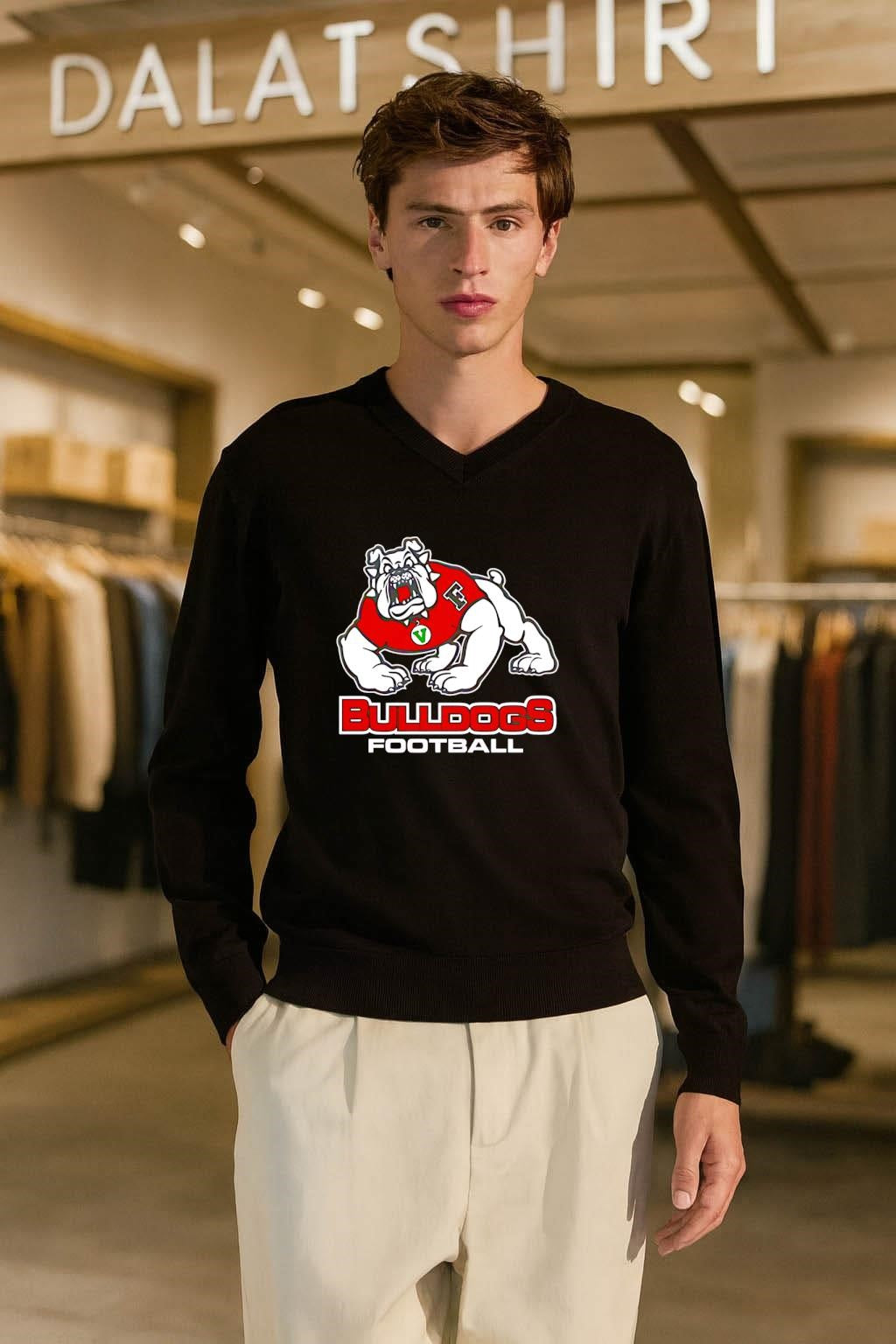 Westerrn Buldogs Football Team mascot shirt
