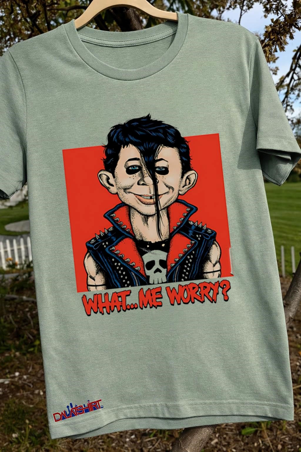 What Me Worry Alfred E Neuman Emo Punk shirt