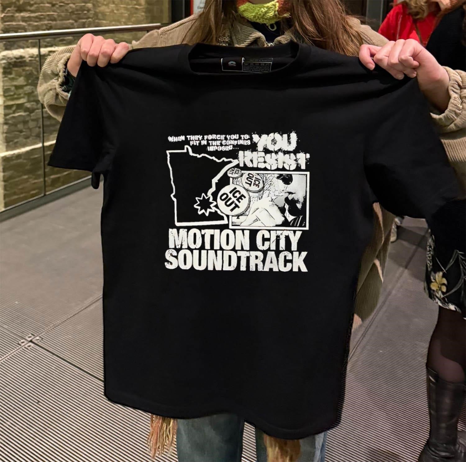 When they force you to fit in the confines You resist Minnesota Motion City Soundtrack shirt