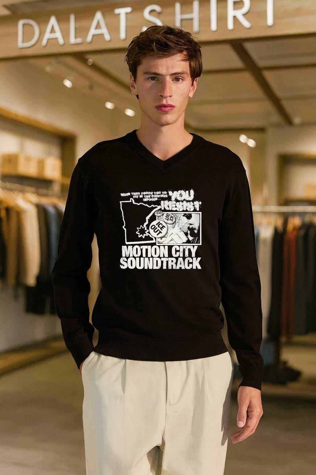 When they force you to fit in the confines You resist Minnesota Motion City Soundtrack shirt