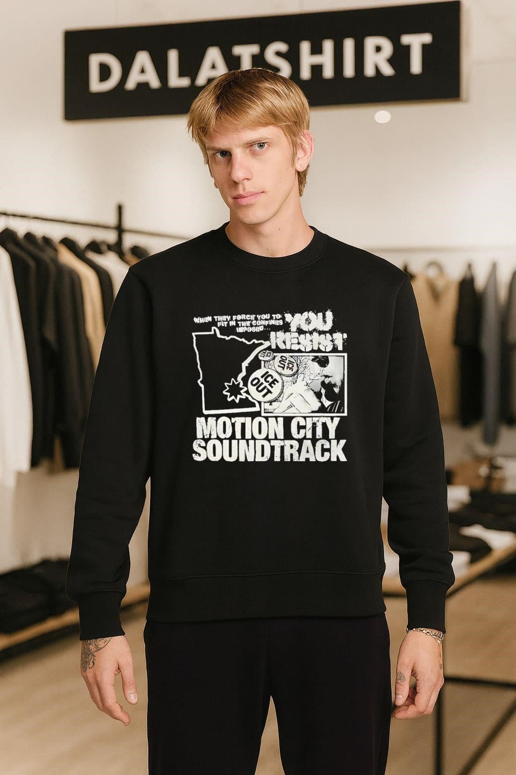 When they force you to fit in the confines You resist Minnesota Motion City Soundtrack shirt