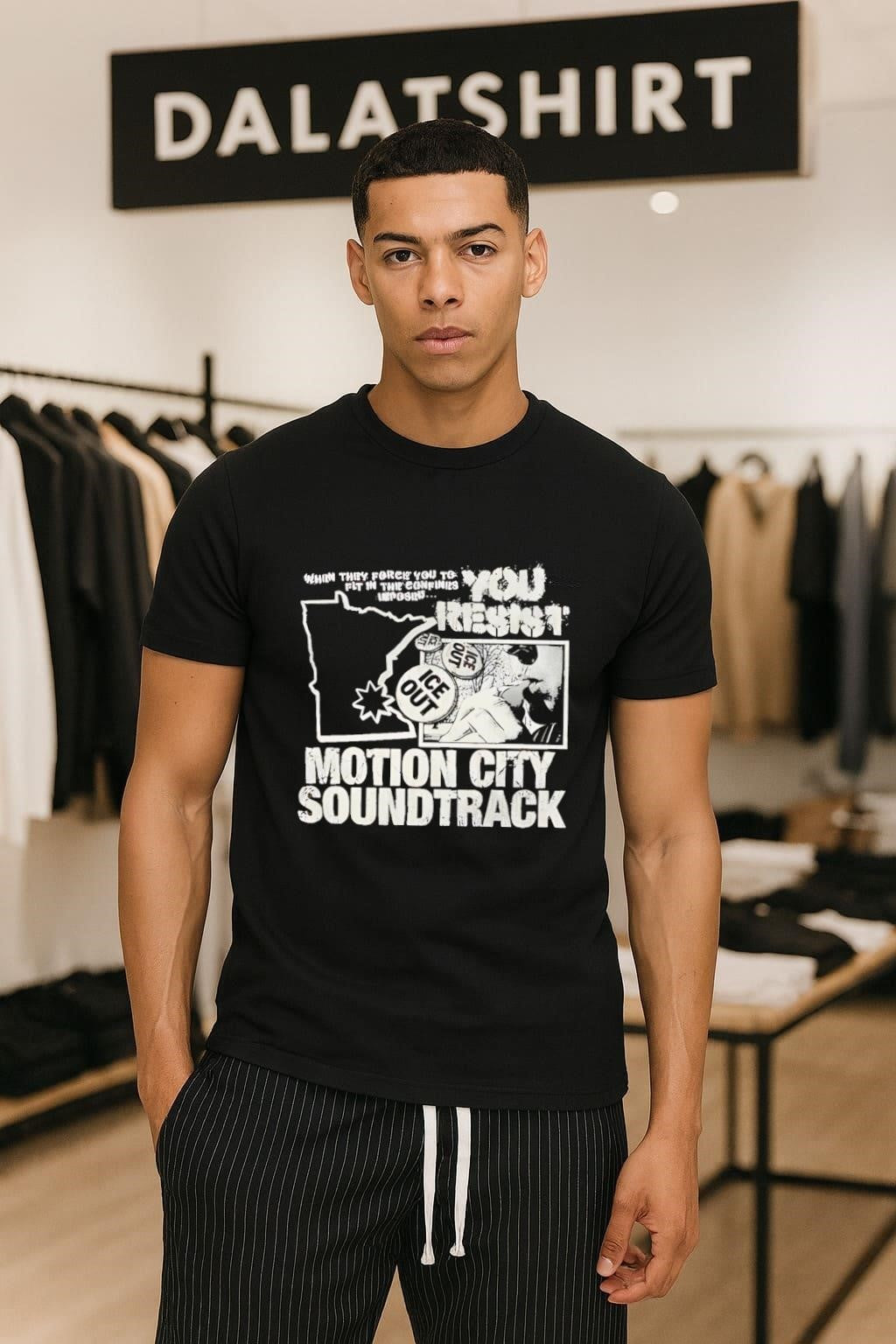 When they force you to fit in the confines You resist Minnesota Motion City Soundtrack shirt