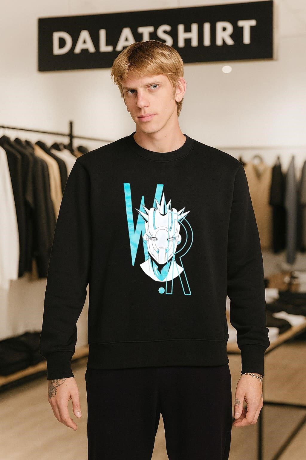 White Record JoJo Bizarre Adventure Anime Stand Character Graphic shirt