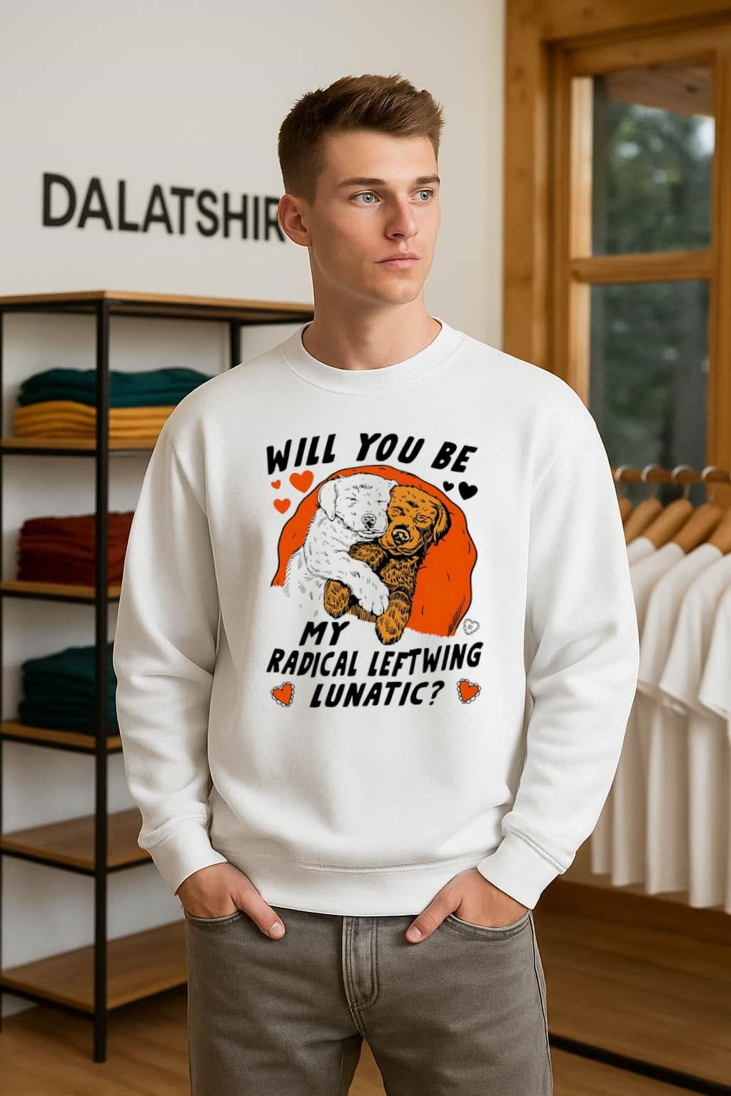 Will You Be My Radical Leftwing Lunatic Puppies shirt