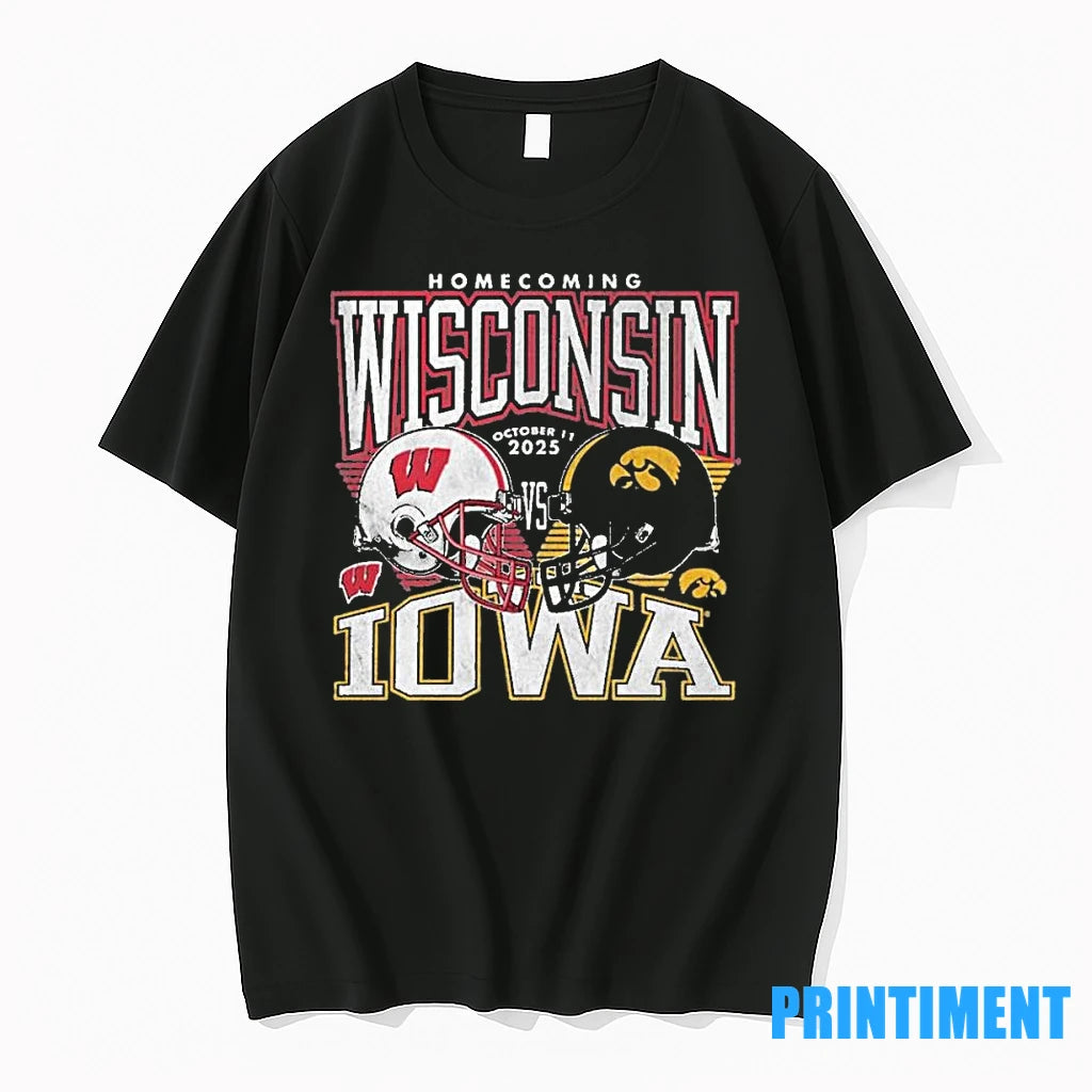 Wisconsin Badgers Vs Iowa Hawkeyes 2025 Homecoming Gameday Tshirts Sweater