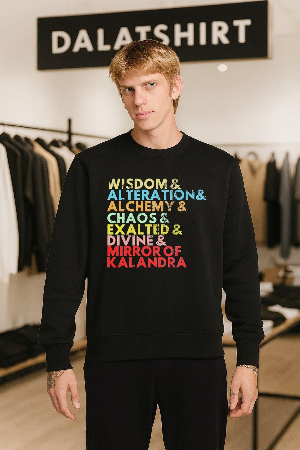 Wisdom Alteration Alchemy Chaos Exalted Divine Mirror of Kalandra shirt
