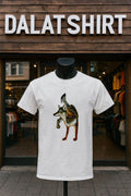 Wolf Standing on Two Legs Artistic Sketch Illustration shirt