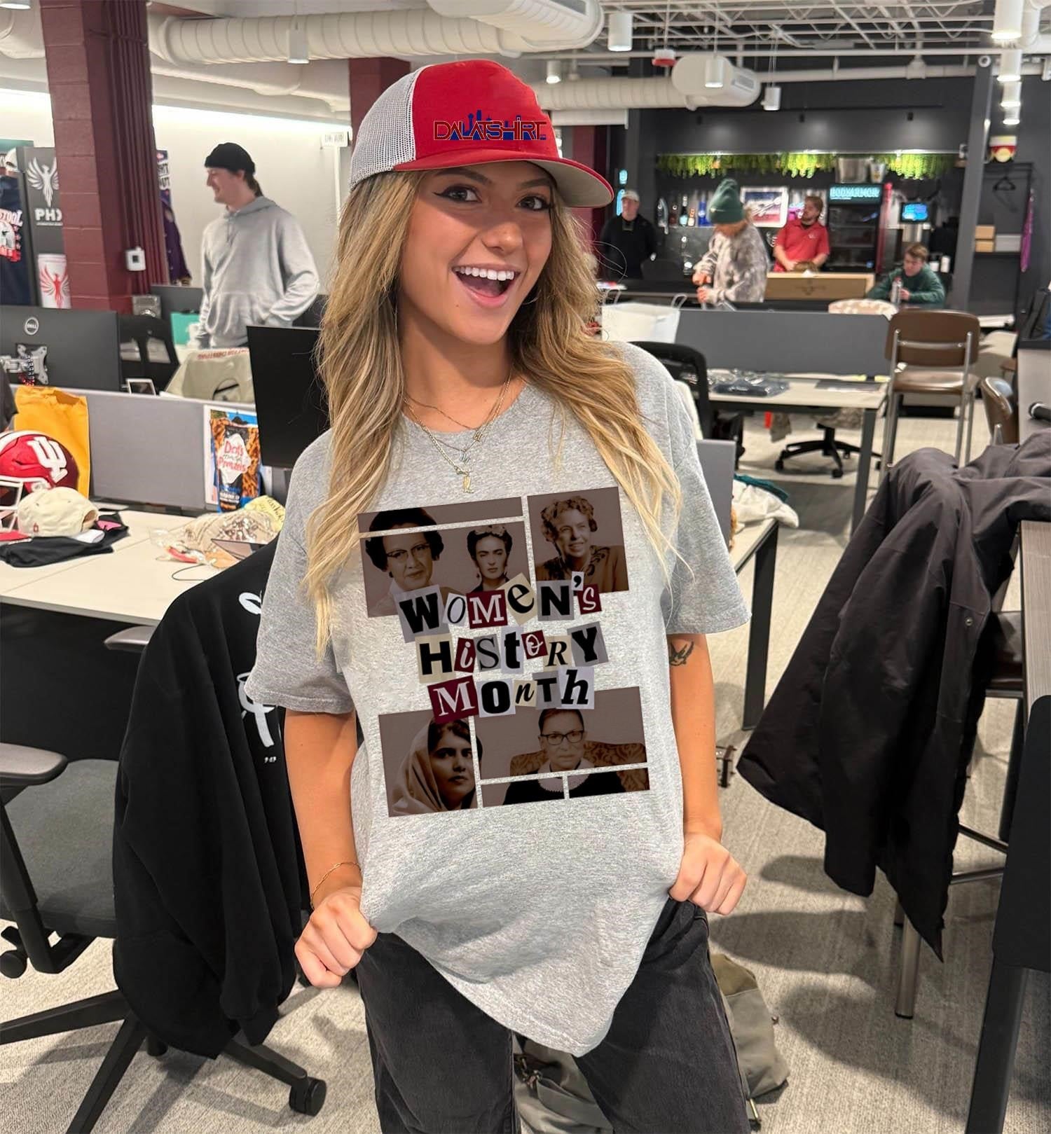 Women’s History Month Famous Female Leaders Collage shirt