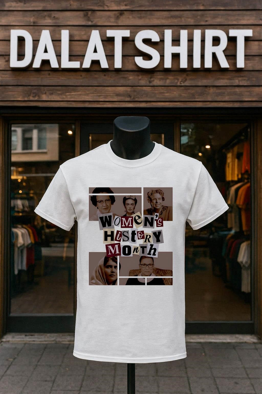 Women’s History Month Famous Female Leaders Collage shirt