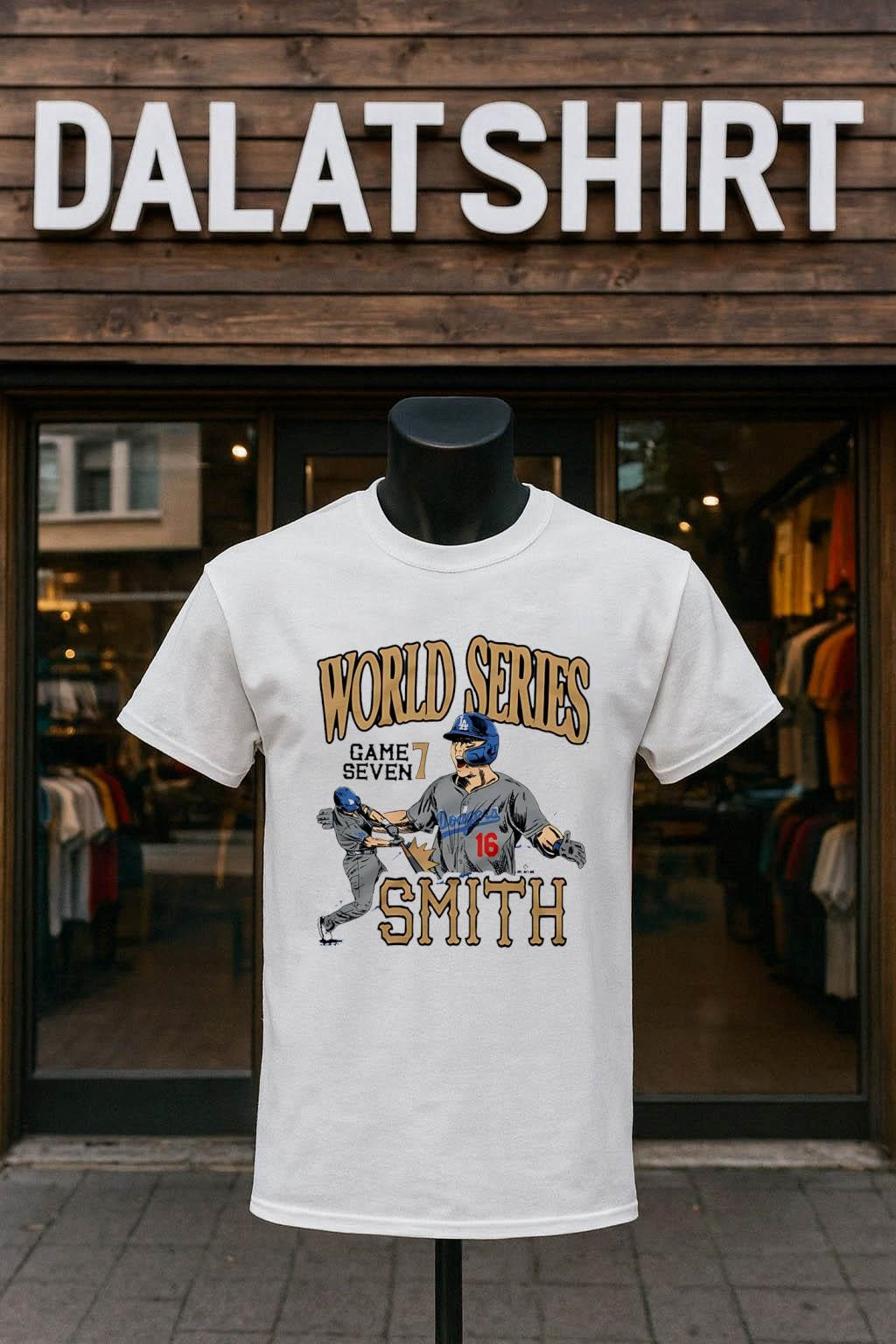 World Series Game Seven 7 Smith Los Angeles Dodgers shirt