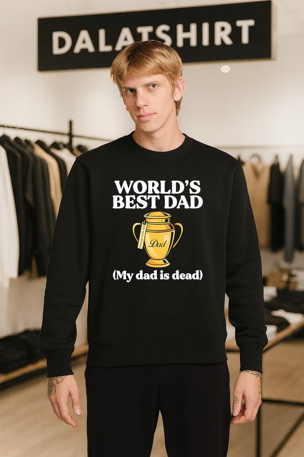 World’s Best Dad Urn Forever With Me My Dad Is Dead shirt