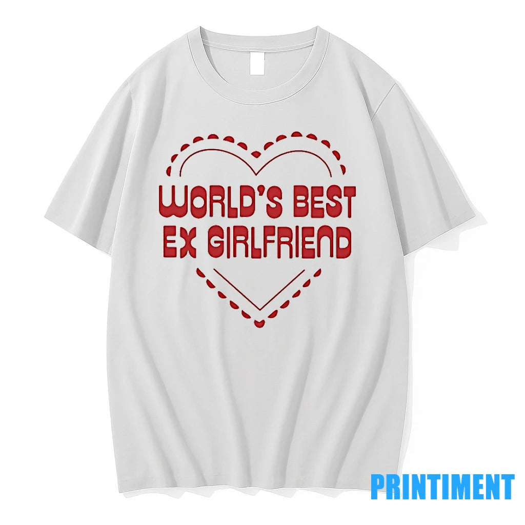 Worlds Best Ex Girlfriend Heart Valentines Day Tshirts Sweater