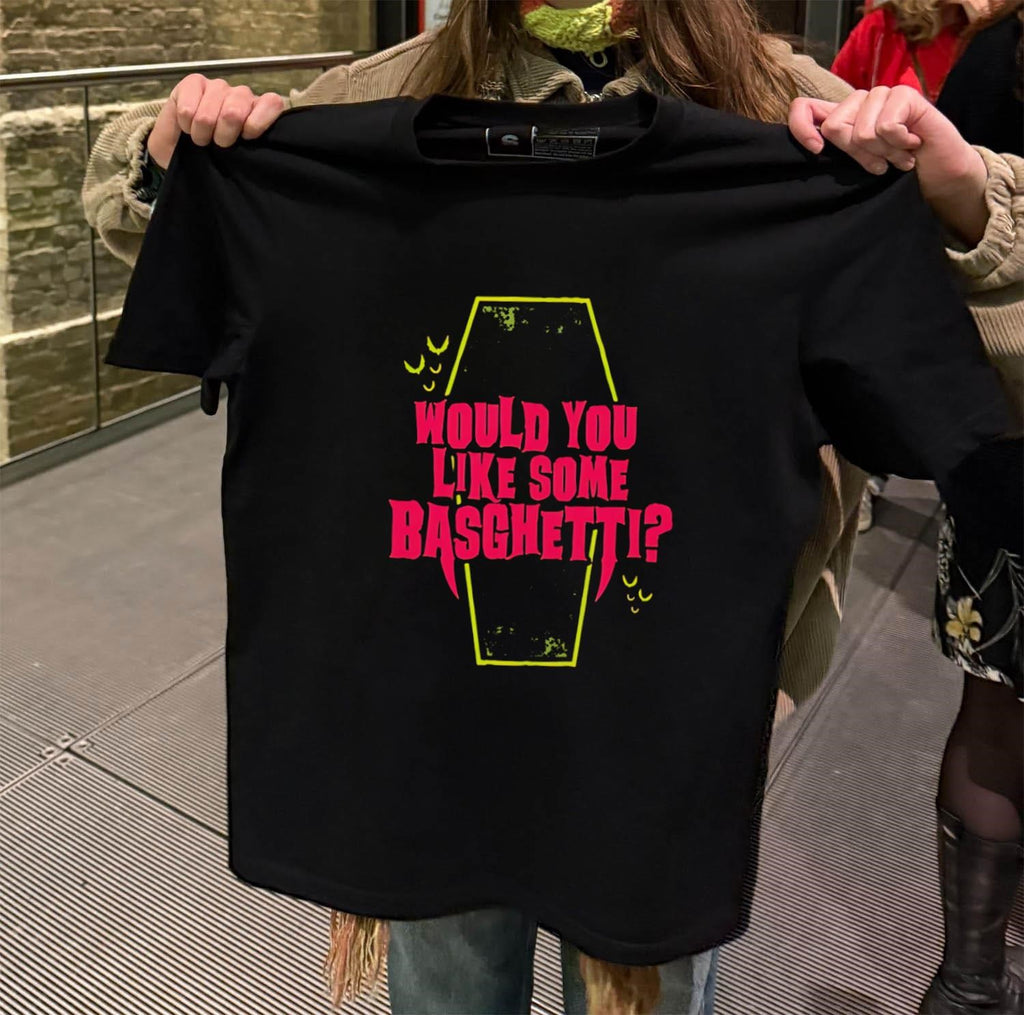 Would You Like Some Basghetti Vampire Coffin Bat Halloween shirt