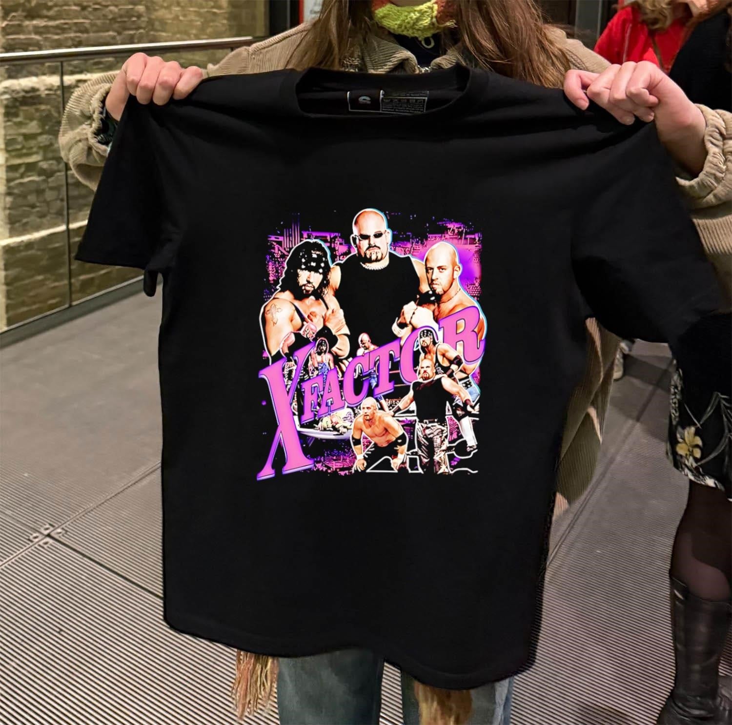 X-Factor Professional Wrestling Team Action Graphic shirt