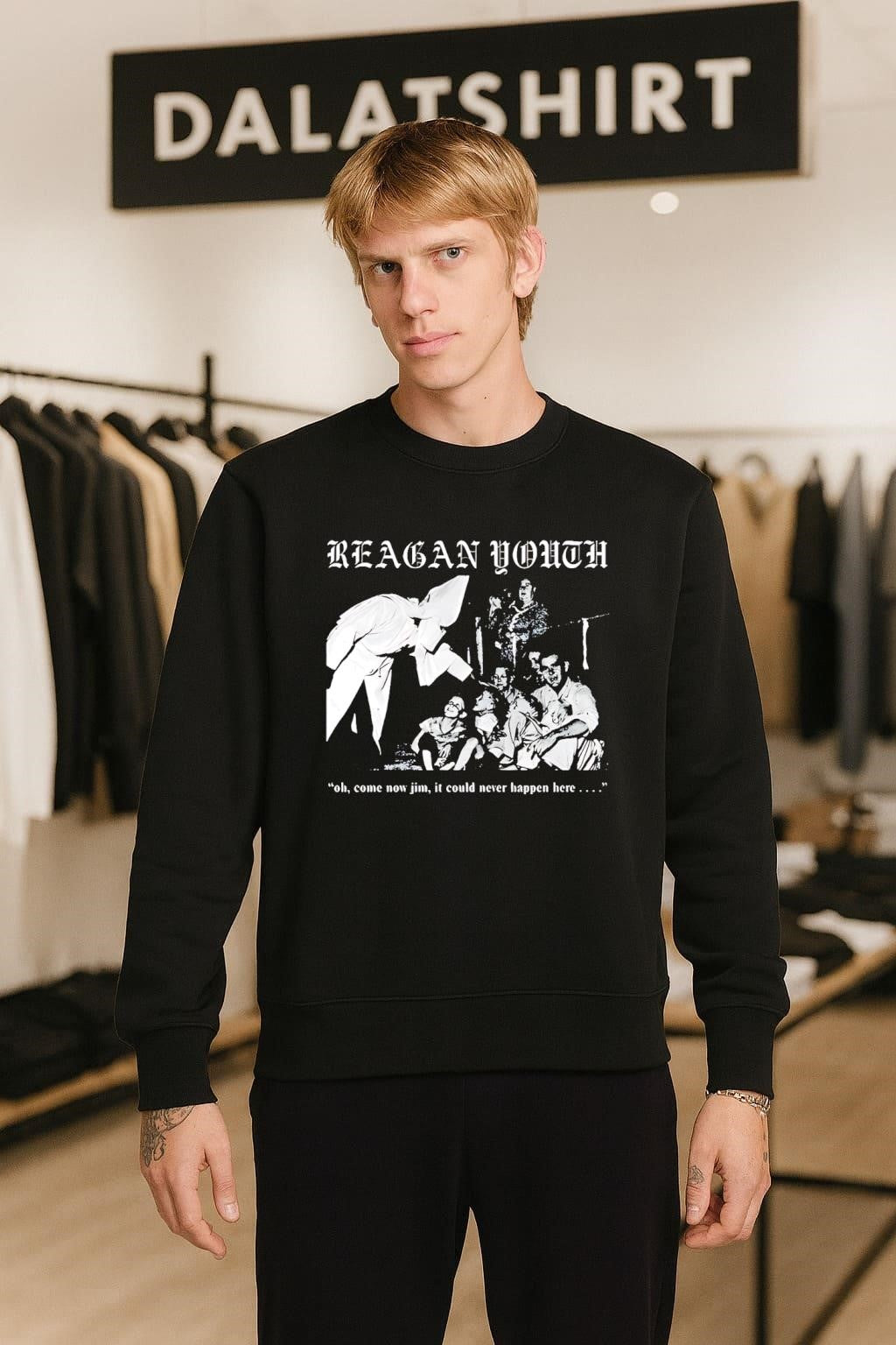 Reagan Youth Oh Come Now Jim It Could Never Happen Here shirt