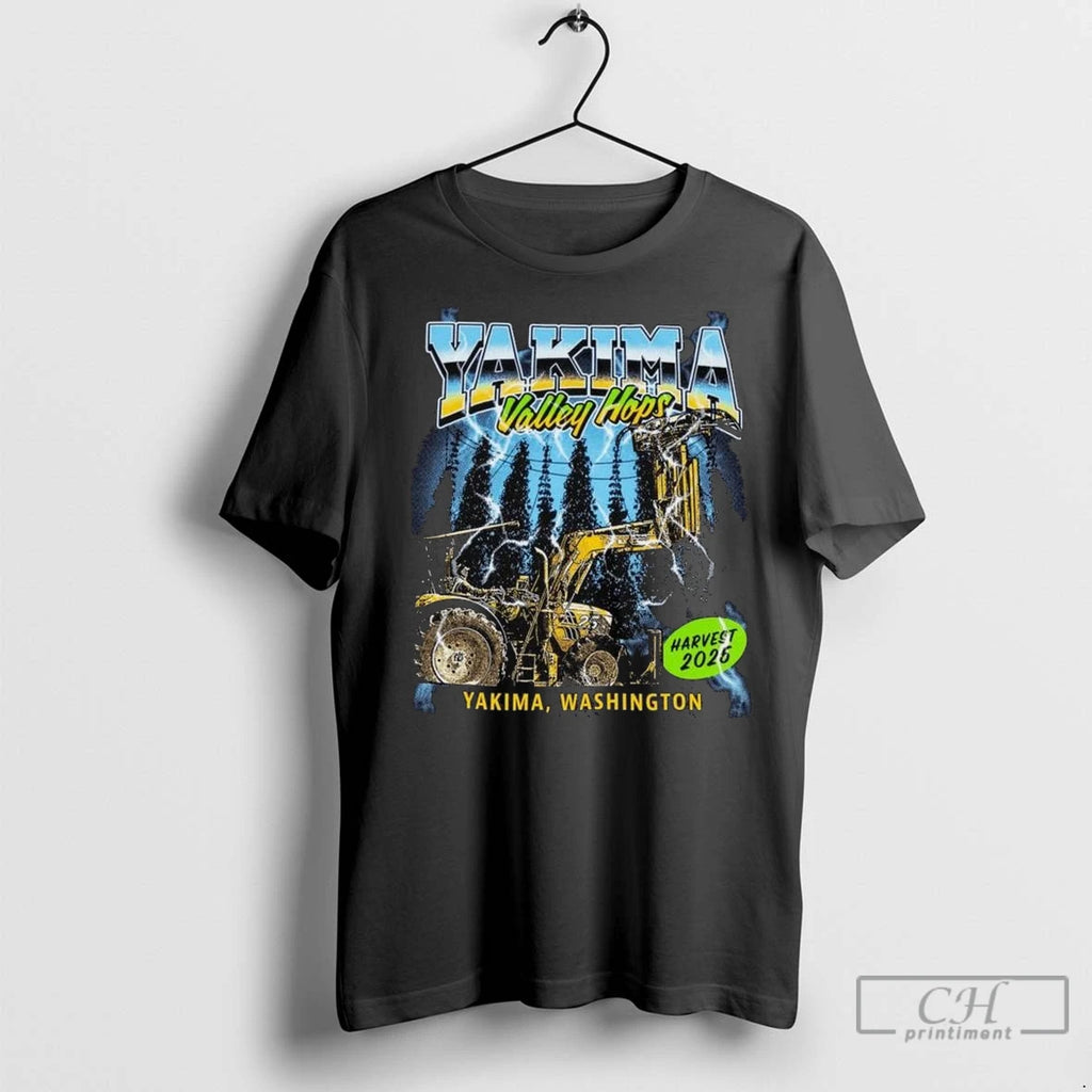 Yakima Valley Hops Harvest 2025 Long Sleve T Shirts