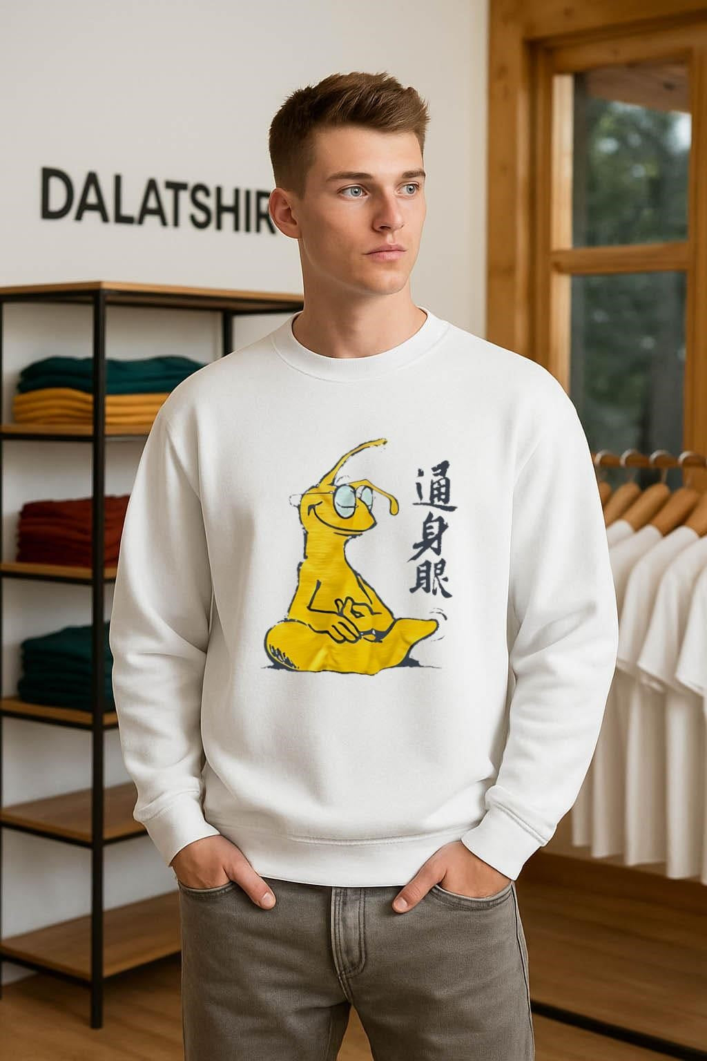 Yellow Ant Meditating shirt