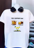 Yes I Support BLM Beer Liquor Margaritas shirt