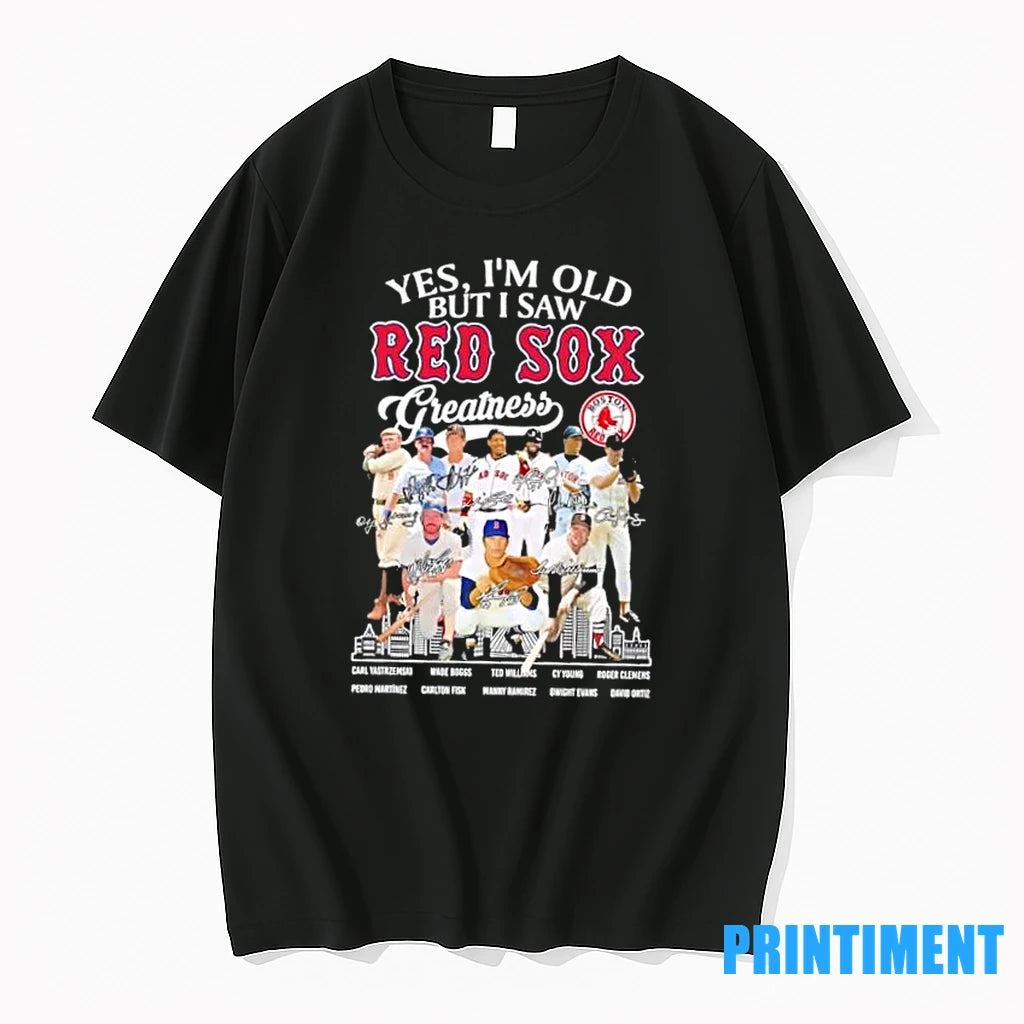 Yes Im Old But I Saw Greatness Boston Red Sox Carl Yastrzemski And Legends Skyline