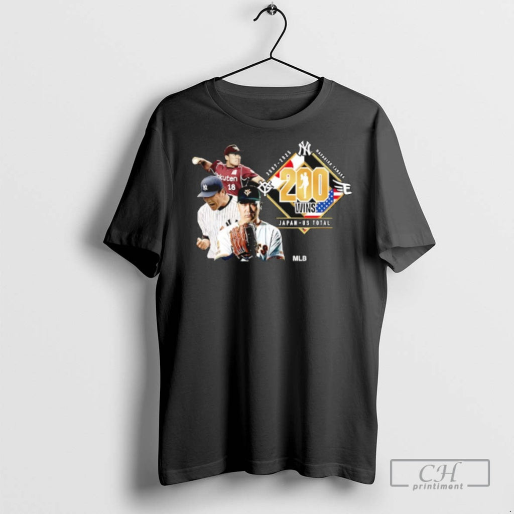 Yomiuri Masahiro 200 Wins 2007 2025 Japan Us Total Graphic T Shirts
