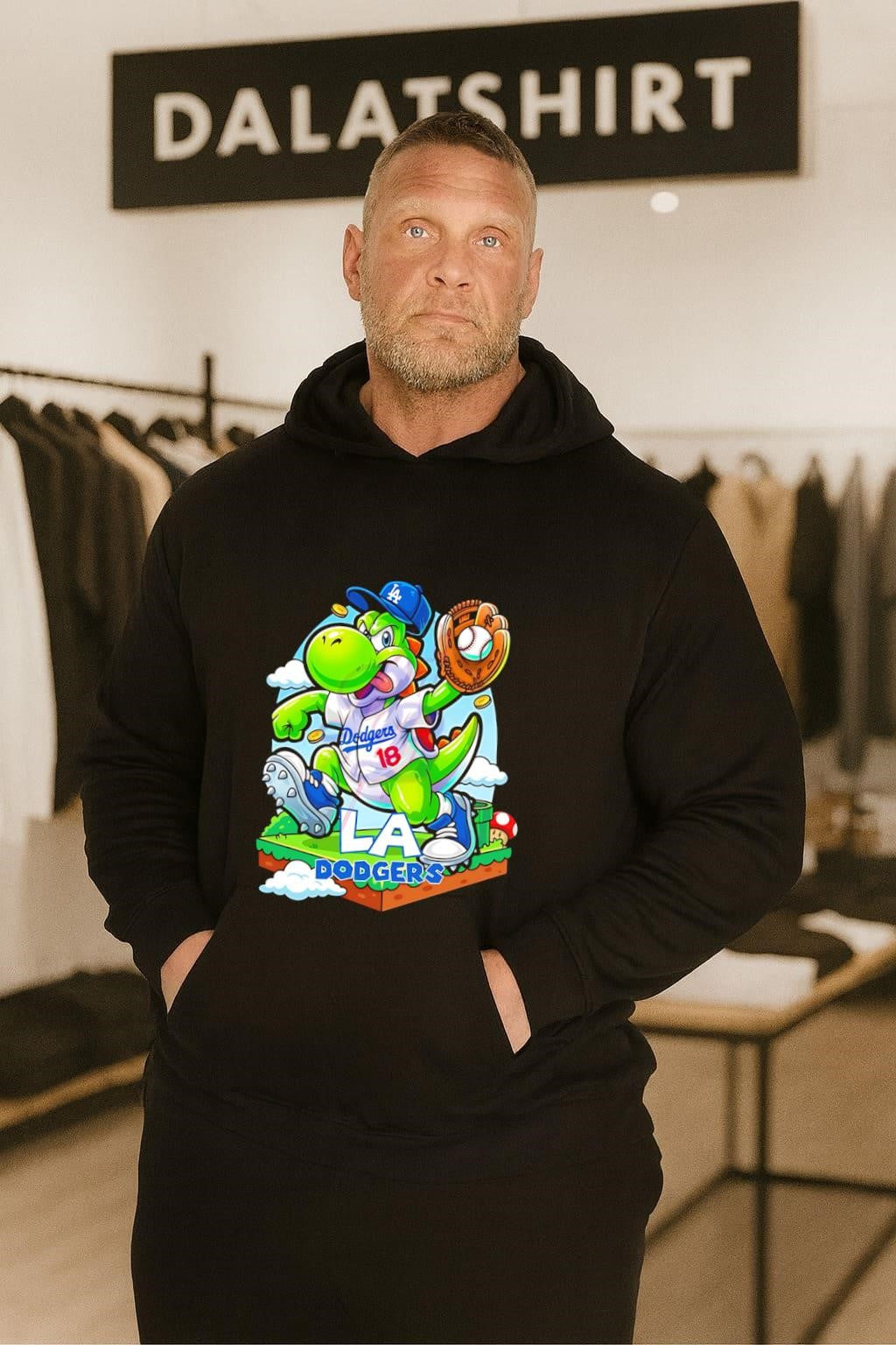 Yoshi LA Dodgers 18 shirt