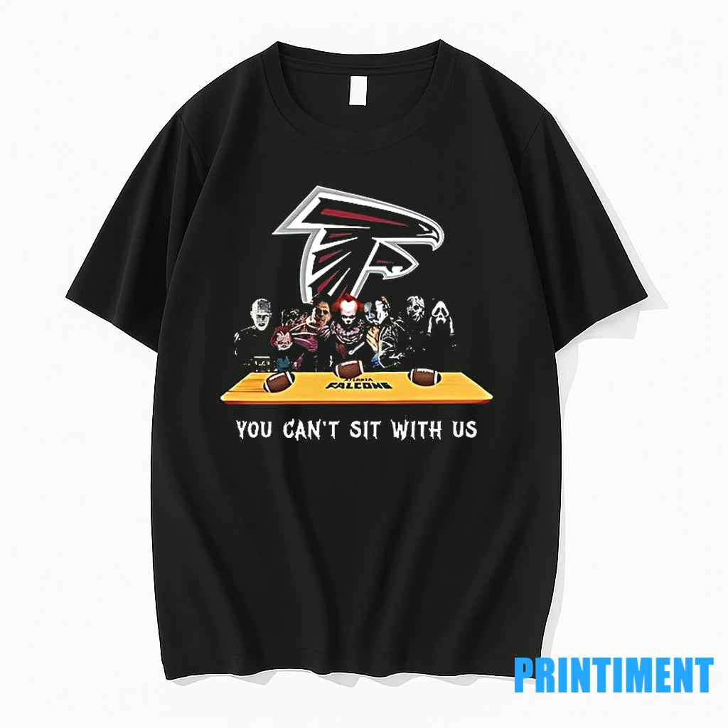 You Cant Sit With Us Falcons Football Horror Movies Halloween Tshirts Sweater