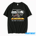 You Cant Sit With Us Seahawks Football Horror Movies Halloween Tshirts Sweater
