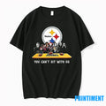 You Cant Sit With Us Steelers Football Horror Movies Halloween Tshirts Sweater