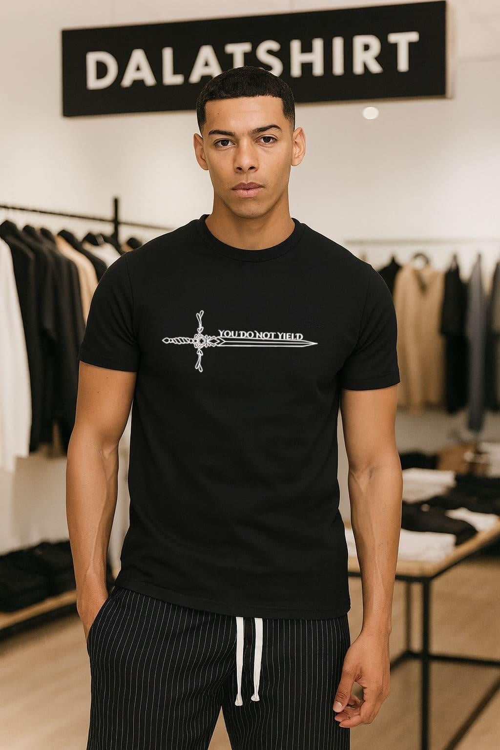 You Do Not Yield Fantasy Sword shirt