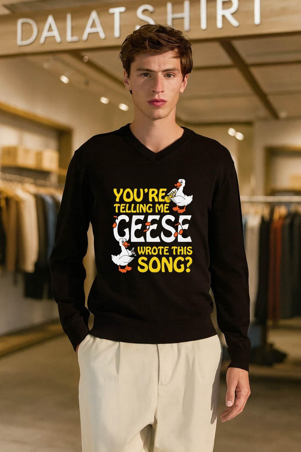 You’re Telling Me Geese Wrote This Song Musical Birds shirt