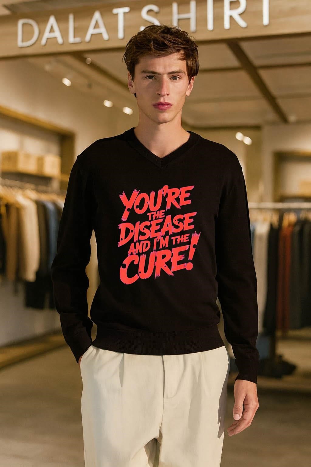 You’re The Disease And I’m The Cure Quote Cobra shirt