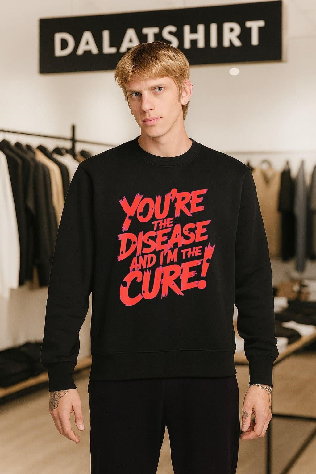 You’re The Disease And I’m The Cure Quote Cobra shirt