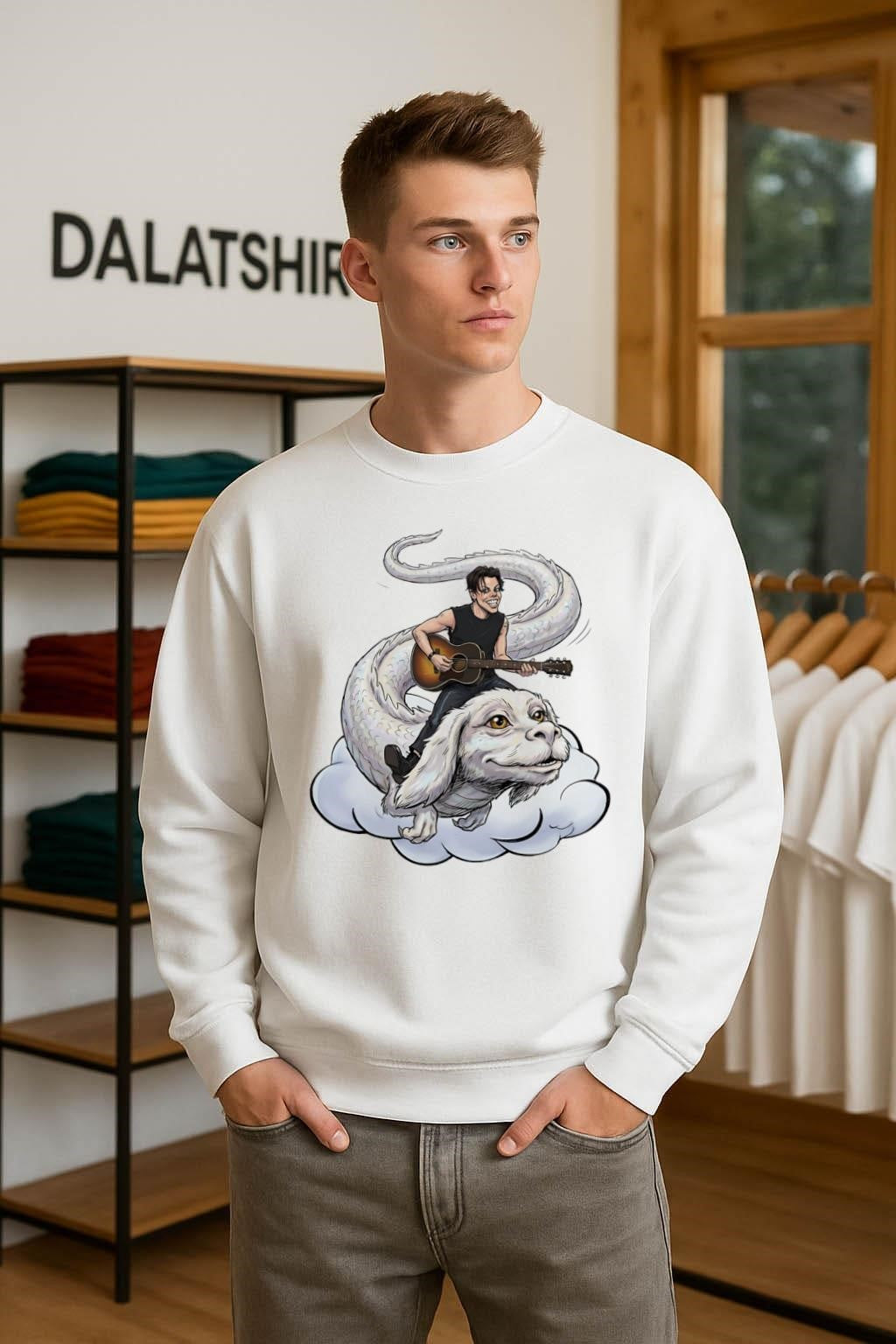Yungblud Singer Riding Falkor The Luck Dragon shirt shirt