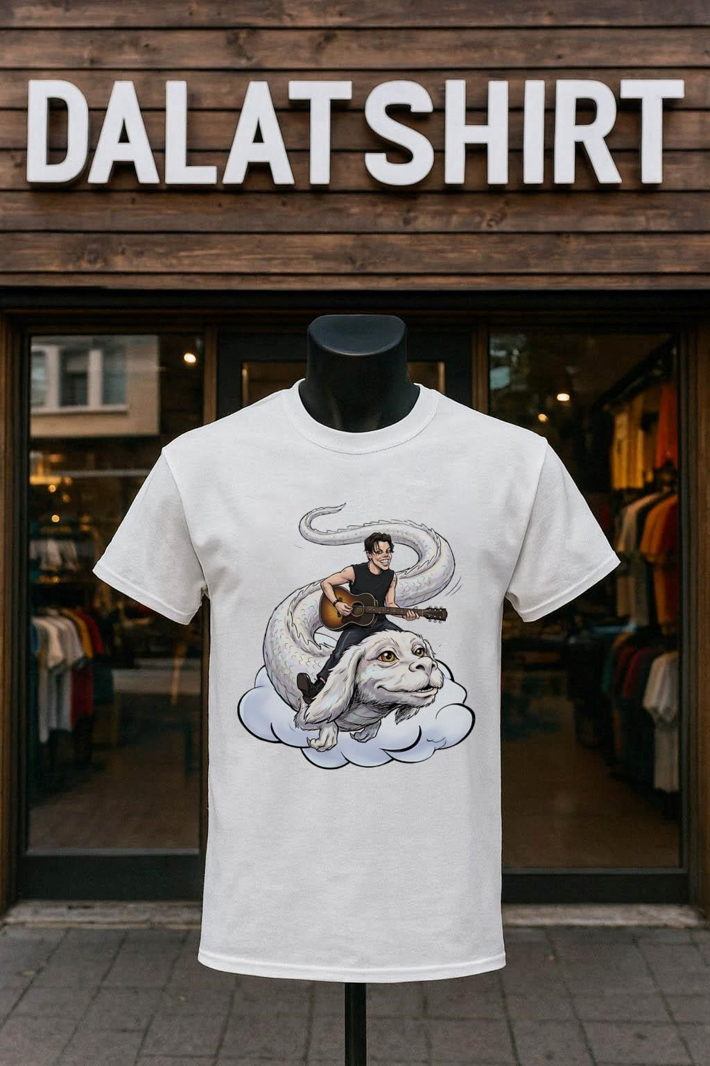 Yungblud Singer Riding Falkor The Luck Dragon shirt shirt