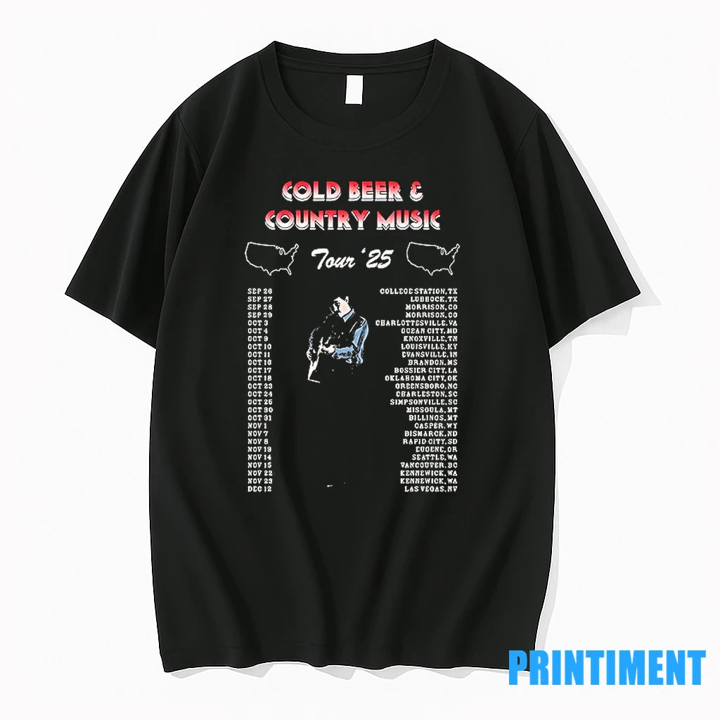 Zach Top Usa Tour 2025 Cold Beer And Country Music Tshirts Sweater