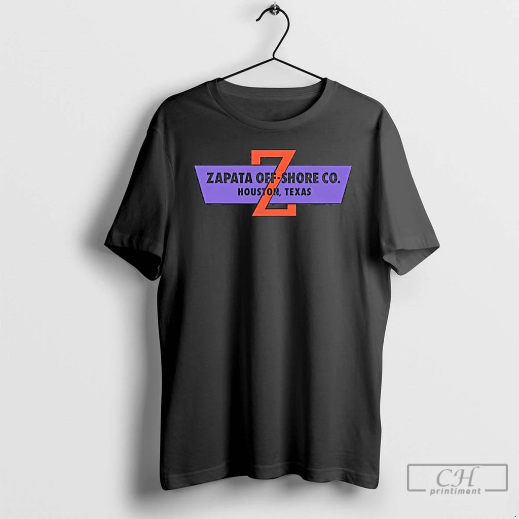 Zapata Off Shore Co Houston Texas Logo T Shirts