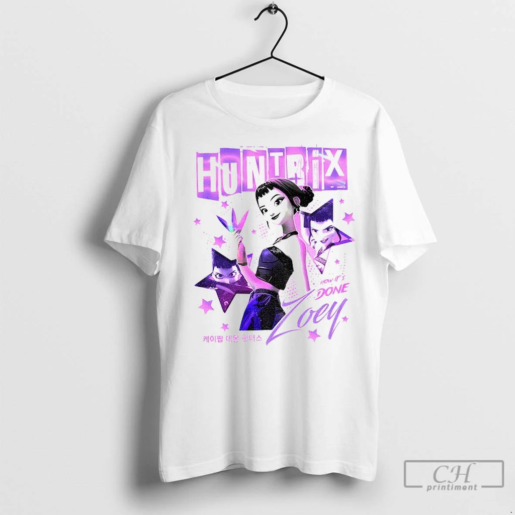 Zoey Kpop Demon Hunters Huntrix Girls How Its Done T Shirts