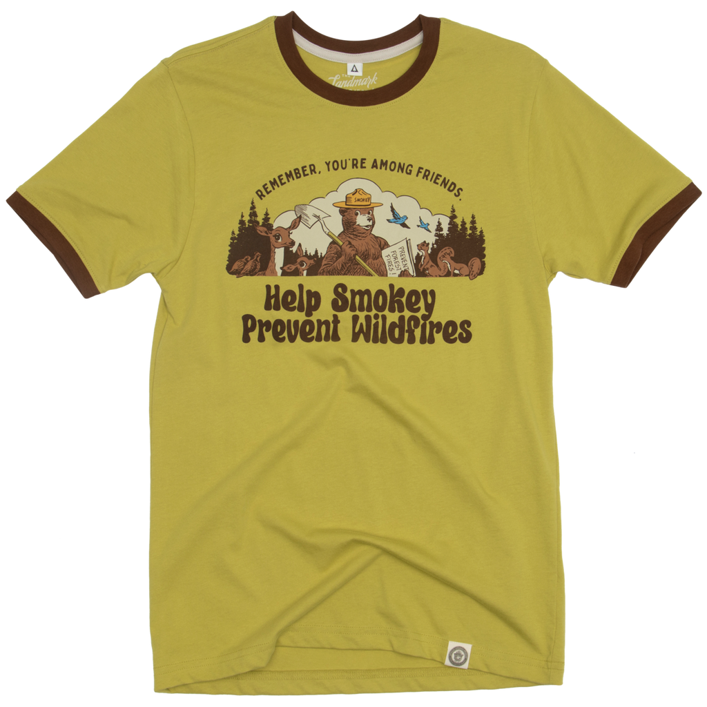 Smokey Among Friends Unisex Short Sleeve Ringer Tee