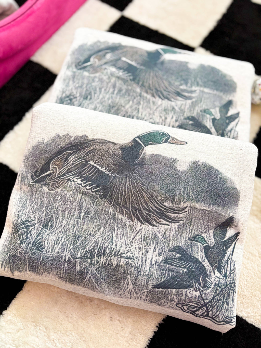 Vintage Mallard Duck Crewneck Sweatshirt | Fall Graphic