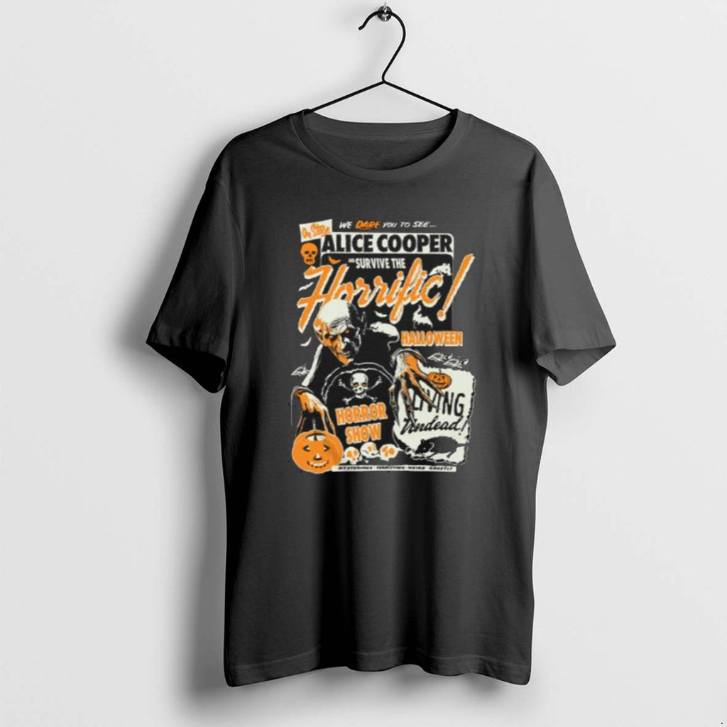 Alice Cooper Horrific Halloween Horror Show Men T Shirts
