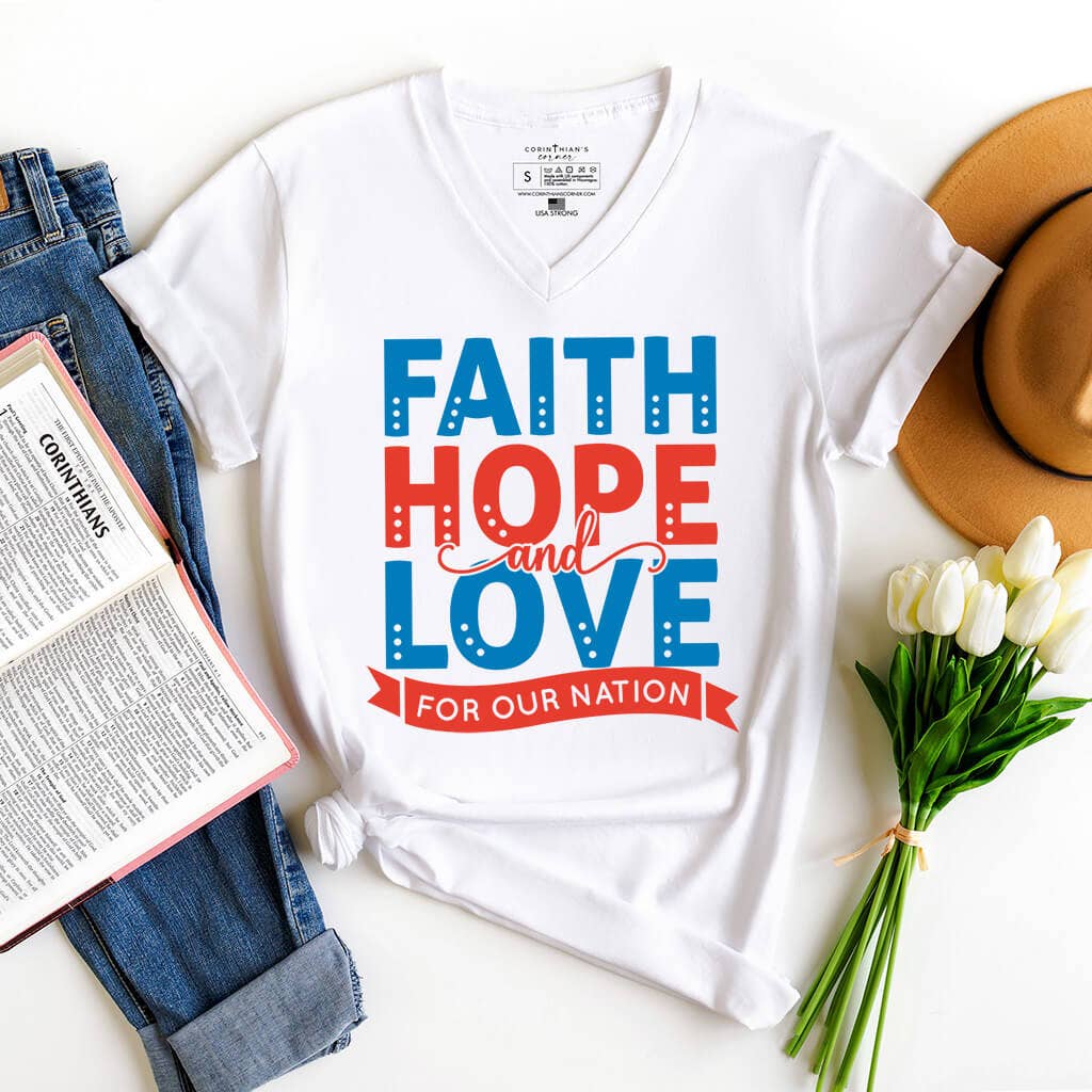 Love For Our Nation V-Neck