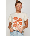 California Poppy Graphic Crop Top