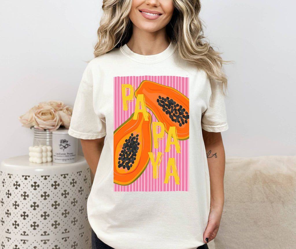 Papaya Tee | Fruit | Tropical
